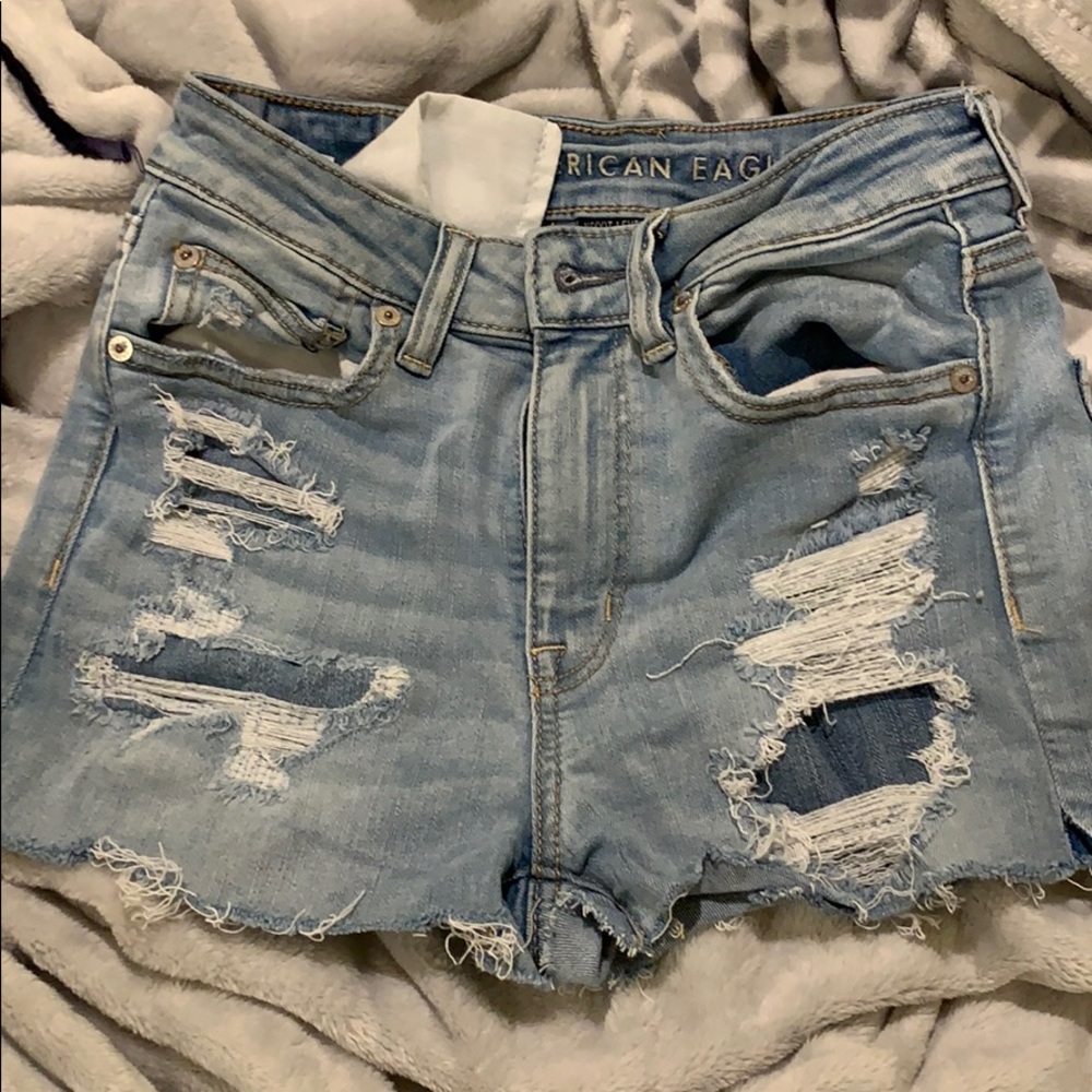 american eagle jean shorts
